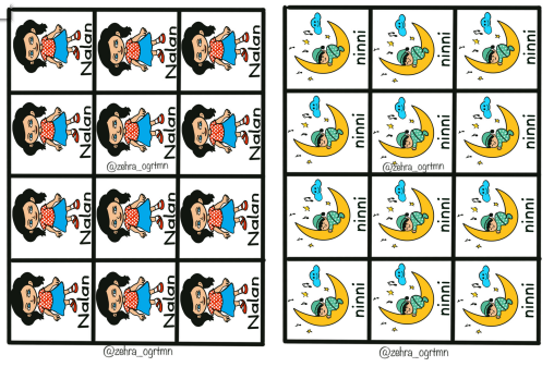 N Sesi Görselleri Defter Dikte Etkinliği